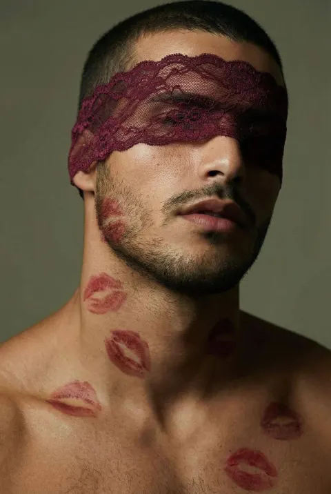 Raw Sensual Fashion Editorial Portrait