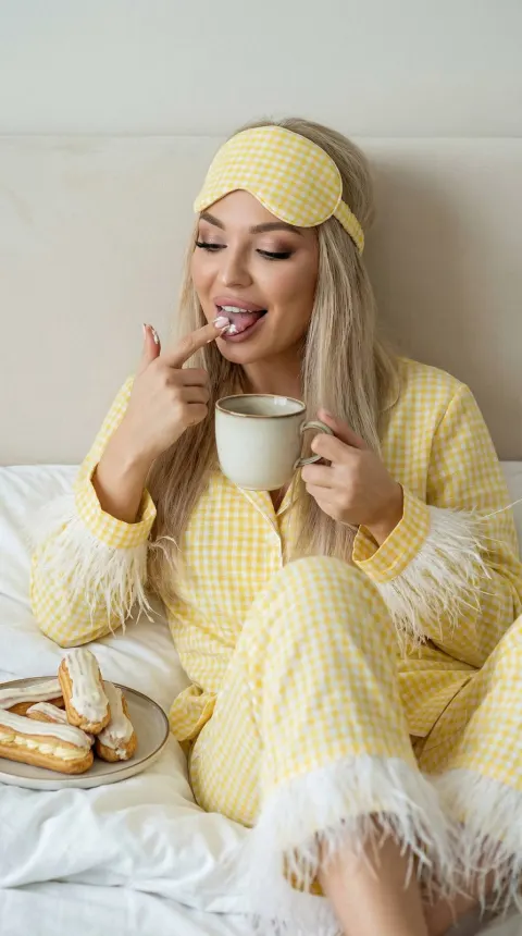 Pajama Girl's Sweet Morning