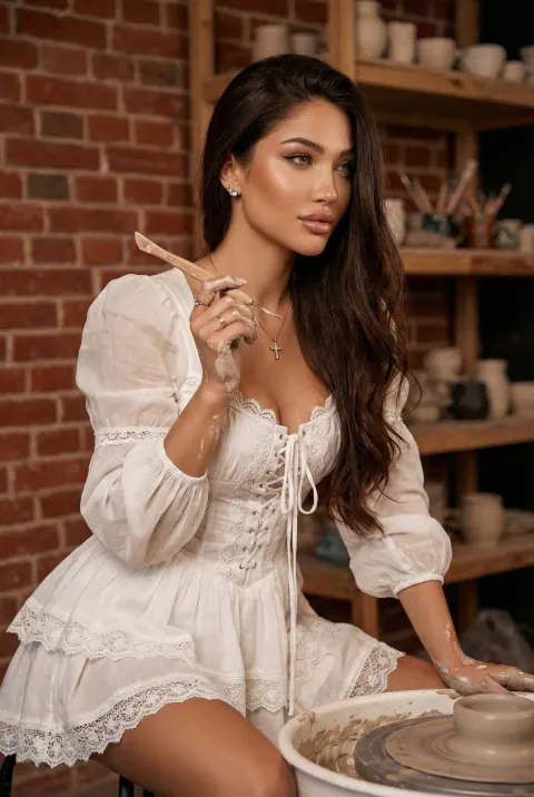 Elegant Potter Fashion Editorial
