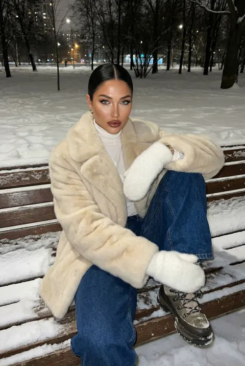 Winter Park Flash Fashion Portrait