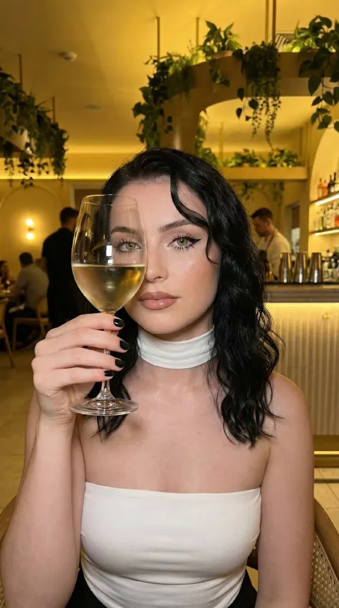 Cinematic Restaurant Fashion Portrait