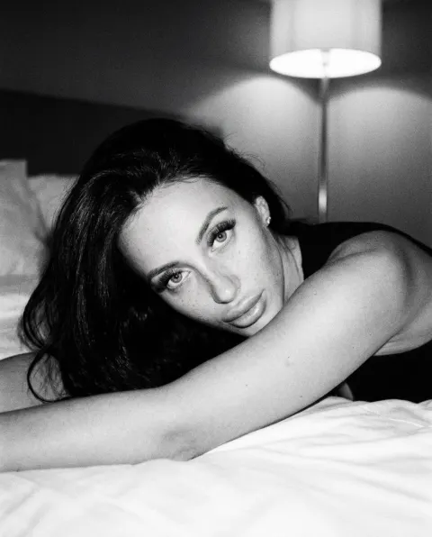 Midnight Velvet Gaze Portrait