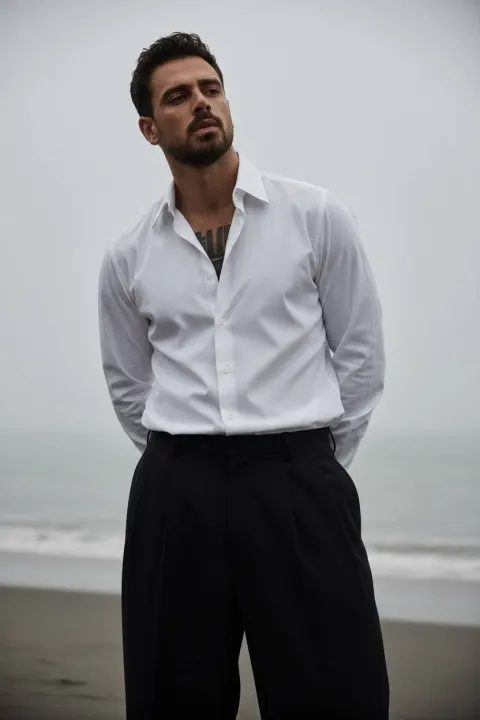 Pale Youth Flash Beach Portrait
