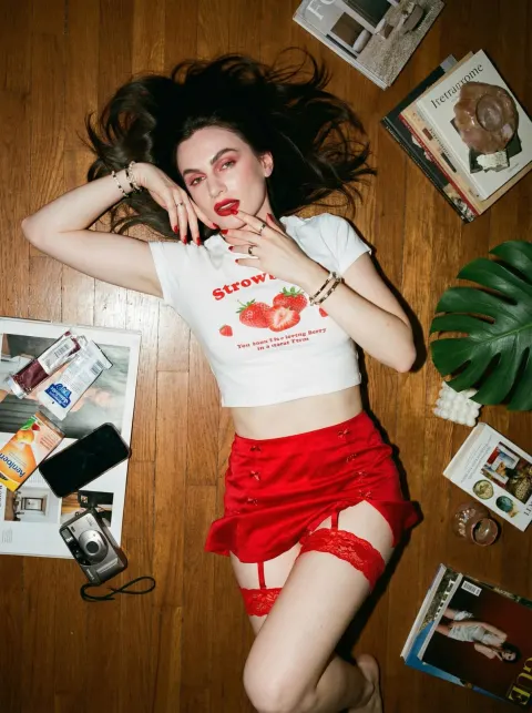 Overhead Fashion Portrait
