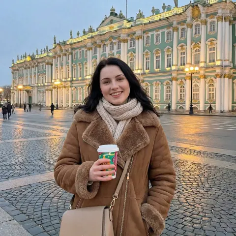 Smiling Girl at Winter Palace