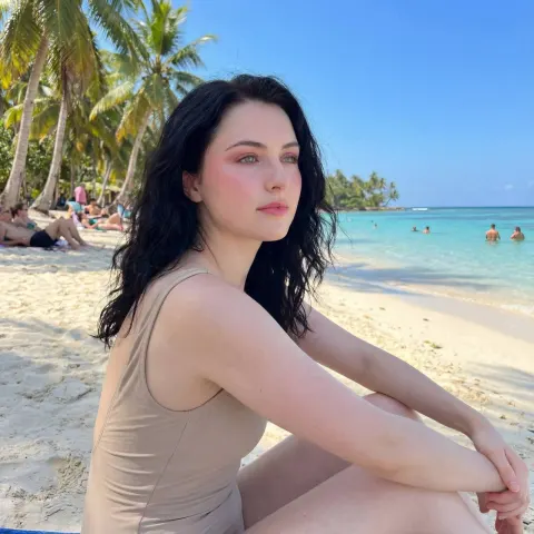 Beach Girl Relaxing