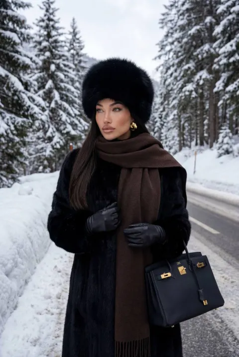 Alpine Fur Luxury Winter Fashion