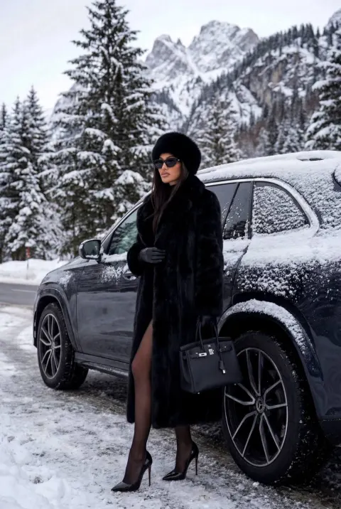 Alpine Luxury Winter Editorial