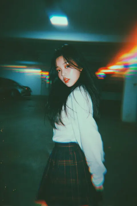 Cinestill Parking Garage Idol