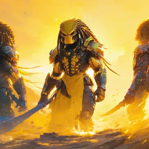 Three Cinematic Predator Studies at Golden Hour