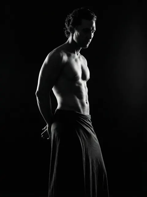 Sculpted Shadows: Athletic Form