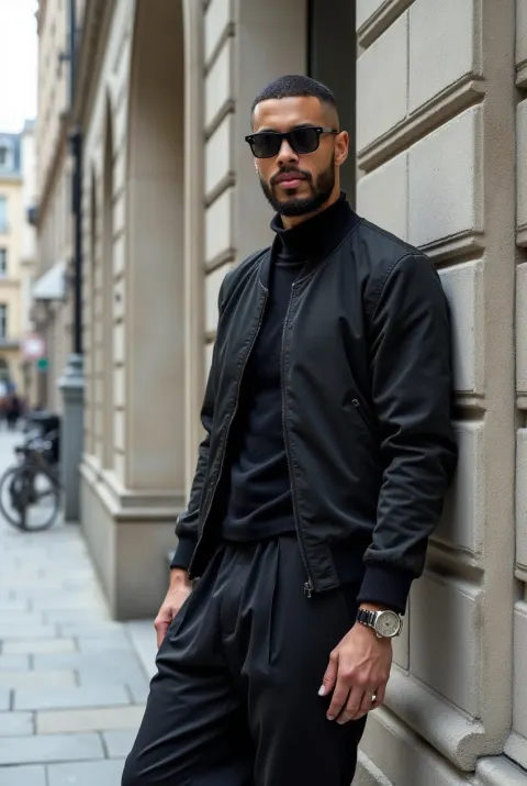 Stylish Man on European Street