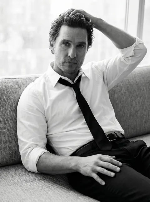 Relaxed Gentleman Monochrome Portrait