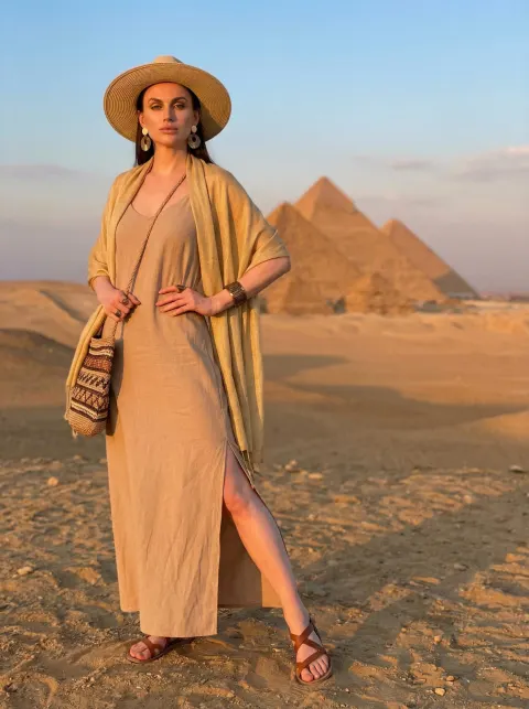 Desert Pyramid Fashion Editorial