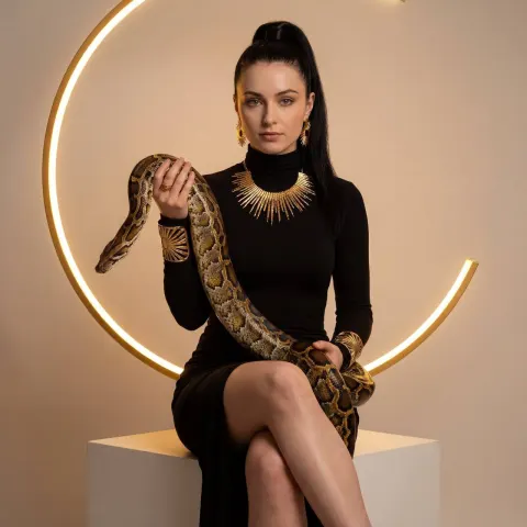 Golden Serpent Elegance