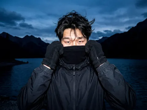 Night Mountain Masked
