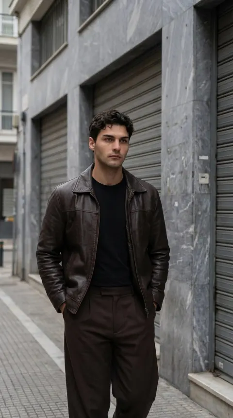 European Street Fashion Portrait