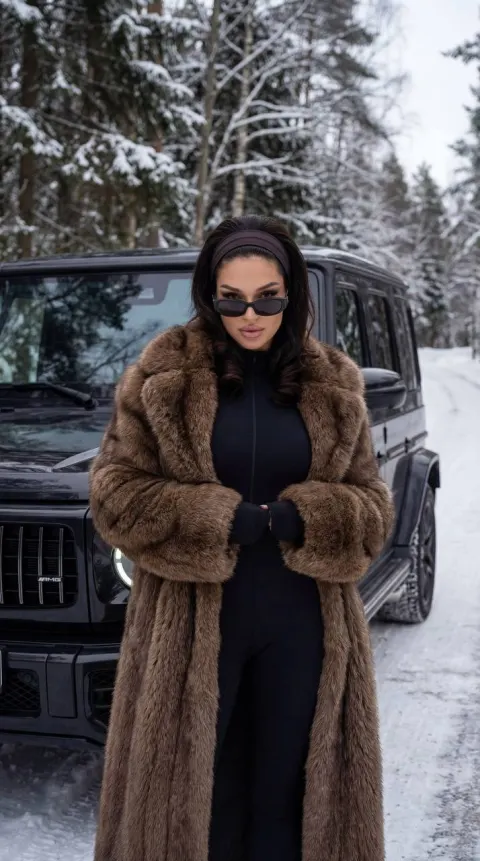 Snow Glamour: G63 Winter Portrait