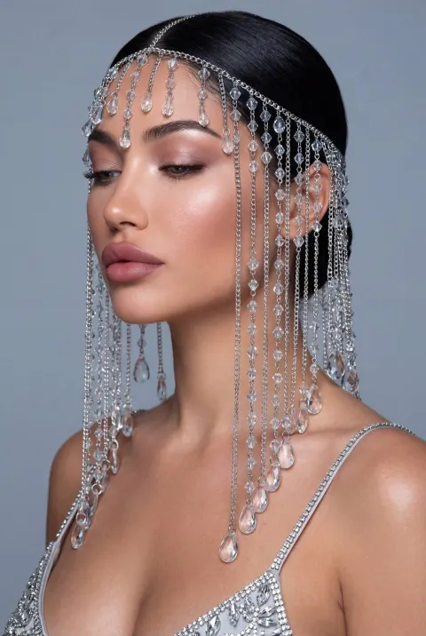 Crystal Veil Goddess Portrait