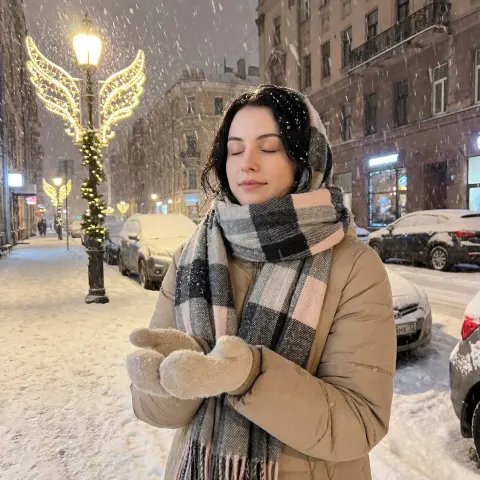 Snow Catcher Winter Portrait