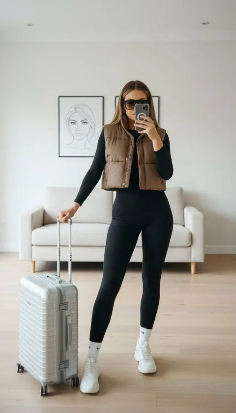Stylish Mirror Selfie Fashion Look