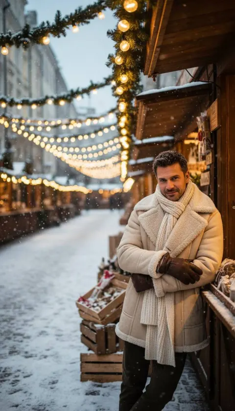Snow Street Style Portrait