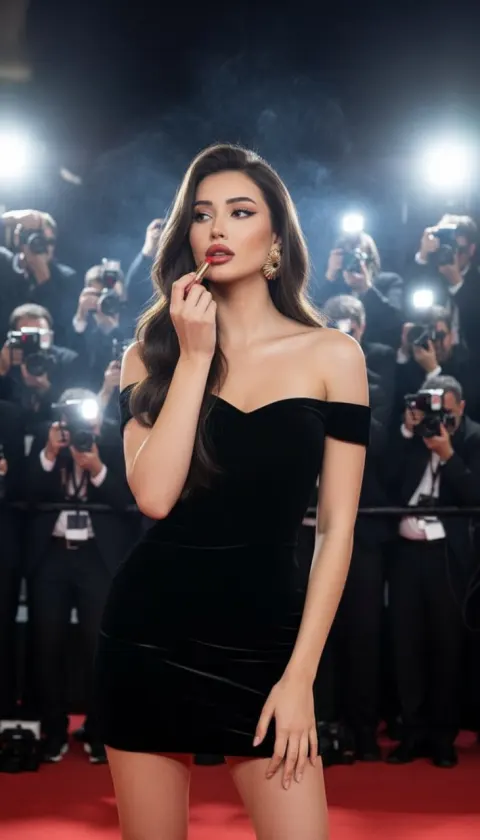 Red Carpet Lipstick Moment