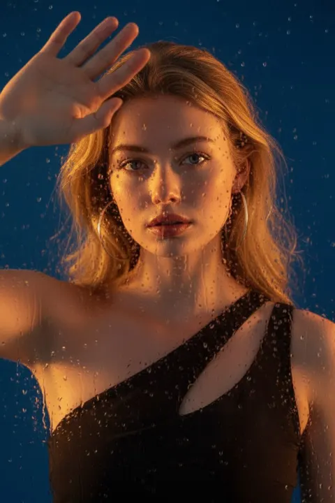 Rain Window Gaze