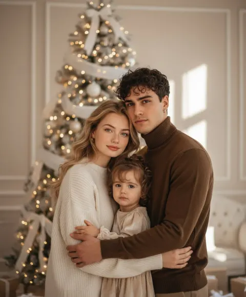 AI Christmas Family Portrait Custom