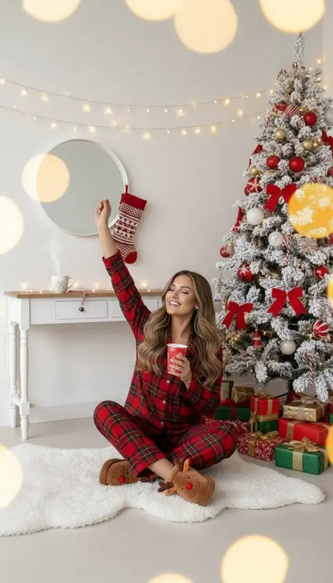 Cozy Christmas Morning Glow