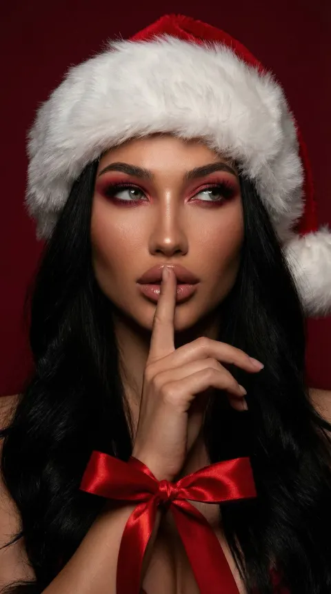 Christmas Secret: Shh Gesture