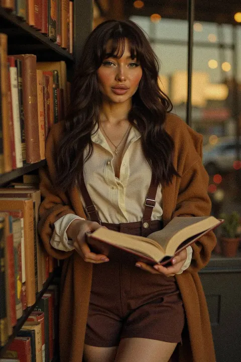 Vintage Reader By Window