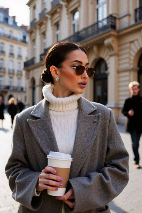 Paris Autumn Street Style Portrait