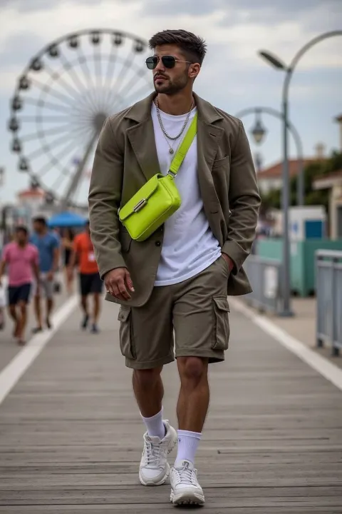 Oversized Balenciaga Coastal Retro Style