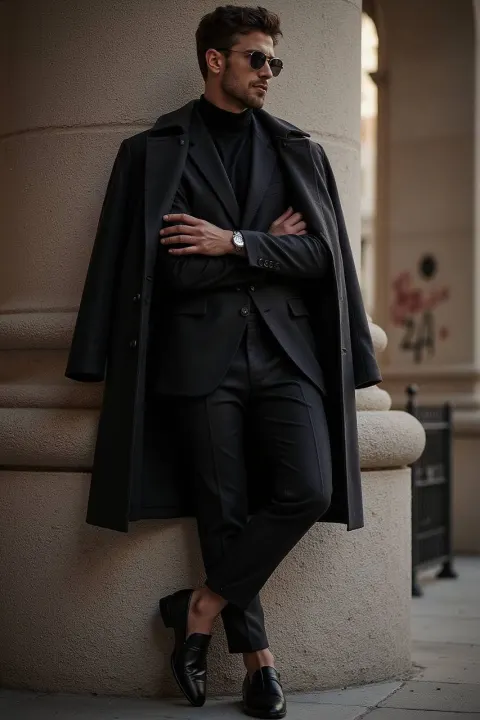 Urban Noir Menswear Editorial