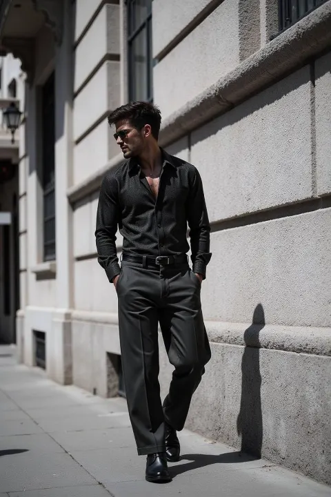 Noir Street Style Portrait