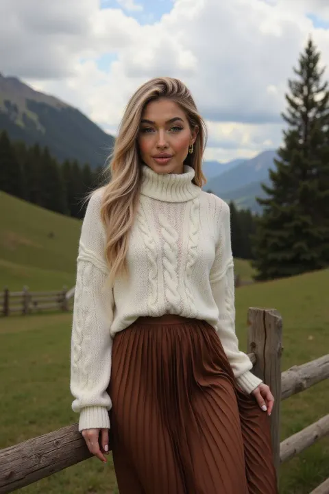 Alpine Autumn Fashion Editorial