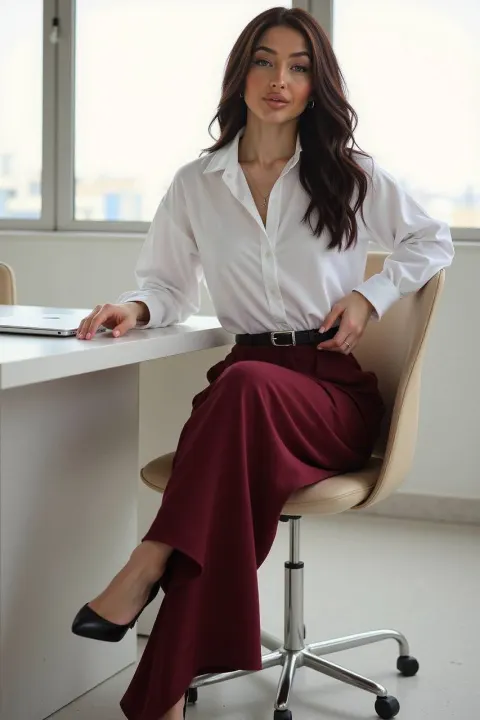 Minimalist Office Fashion Editorial