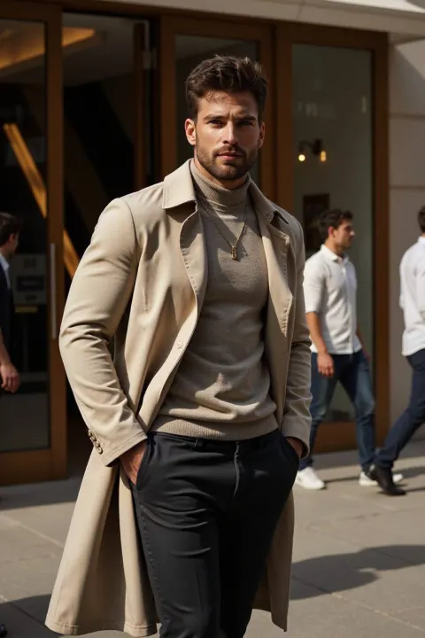 Cinematic Urban Luxury Street Style
