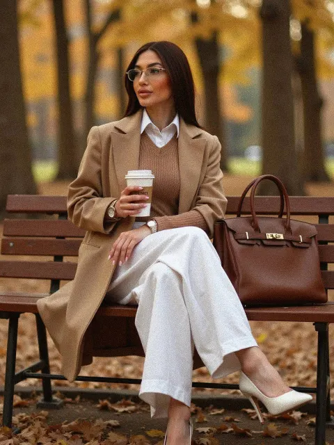 Elegant Autumn Fashion Portrait