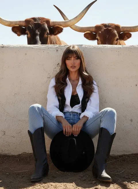 Modern Cowgirl Fashion Editorial