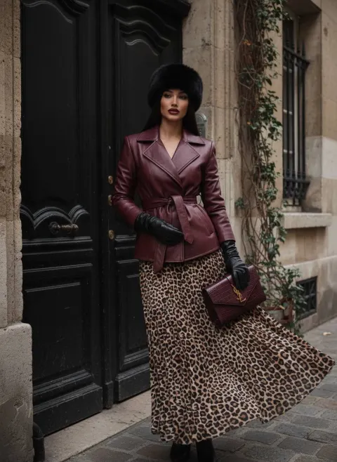 Vintage European Street Fashion Portrait