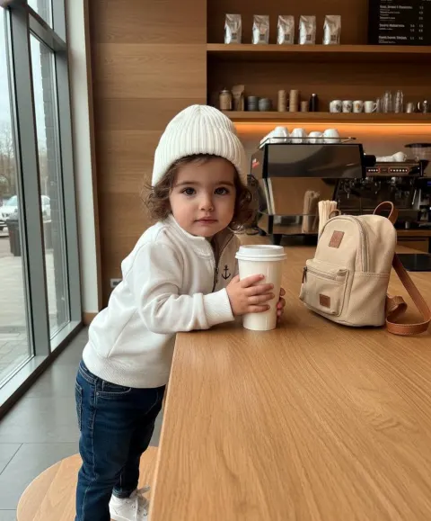 Morning Café Aesthetic with Stylish Teen