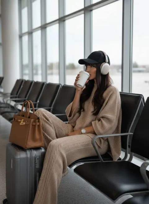 Airport Lounge Cozy Minimalist Style