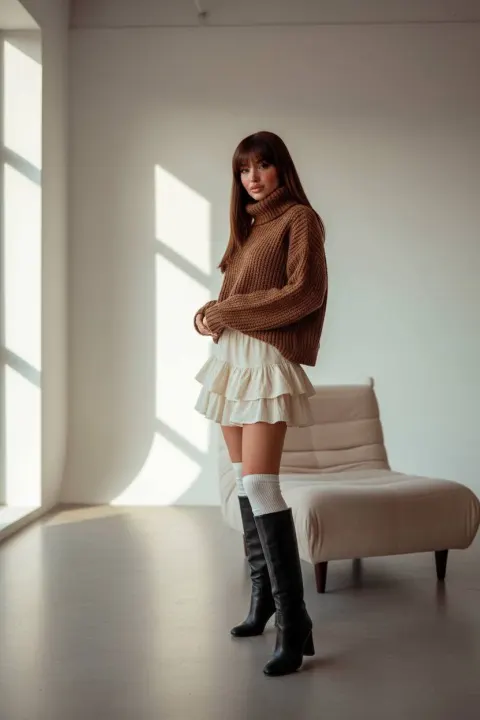 Cozy Autumn Fashion Portrait