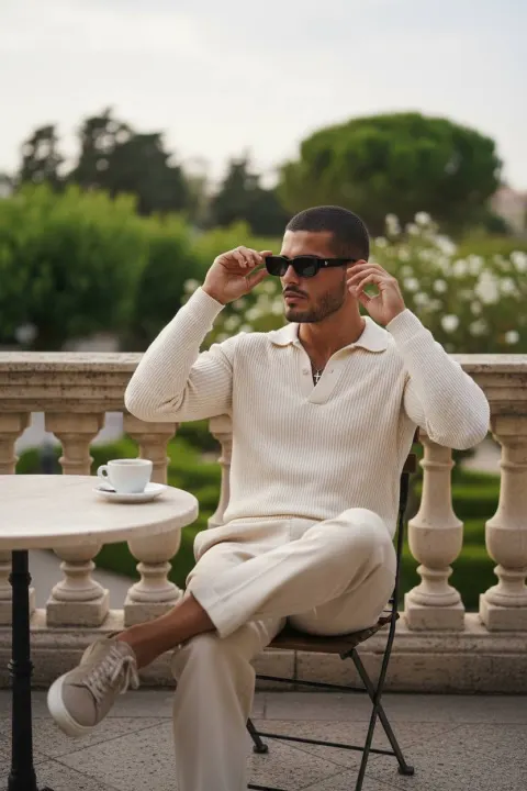 Elegant Coffee Break on Terrace