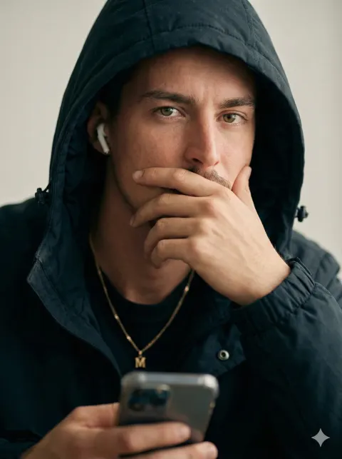 Hyper-Realistic Hooded Portrait