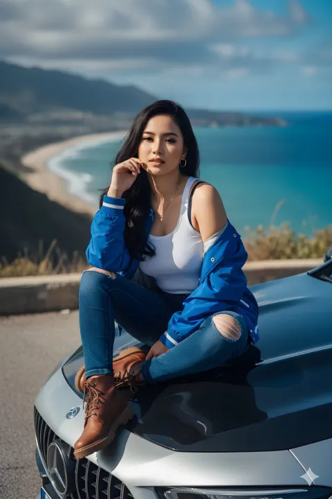 Cliffside Model Mercedes AMG Portrait