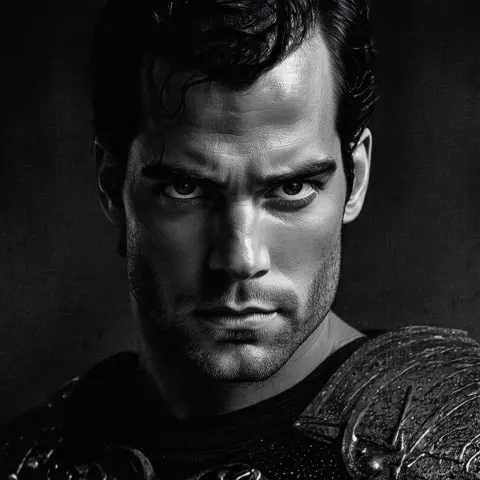Henry Cavill as a Grainy Fomapan Adventurer