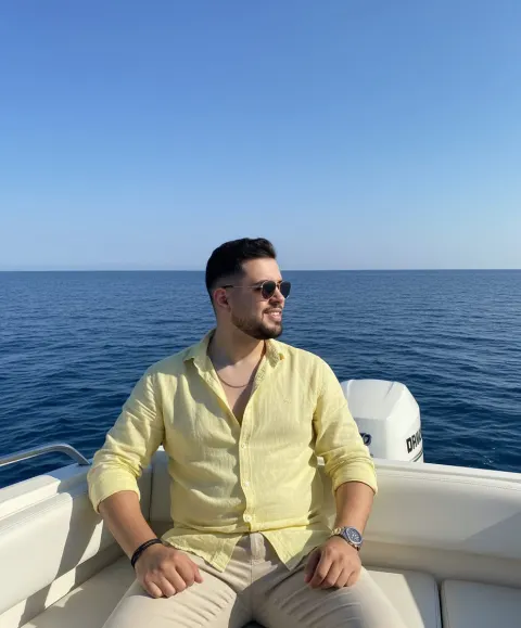 Summer Speedboat Portrait
